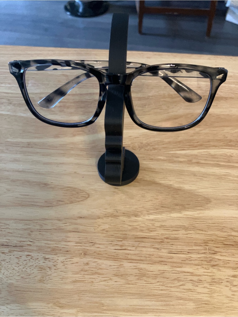 Women’s Gray and Black Tortoiseshell Rectangle Glasses